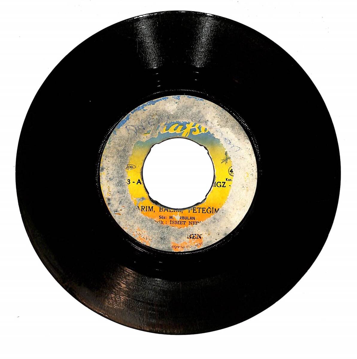 Zeki Müren – Arım, Balım, Peteğim & Aşkdan da Üstün Plak (10/6.5) PLK26896 - 1