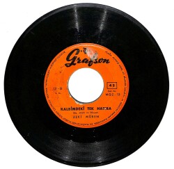 Zeki Müren – Derdimden Anlayan Yok & Kalbimdeki Tek Hatıra 45'lik Plak (10/7.5) PLK27259 - 2