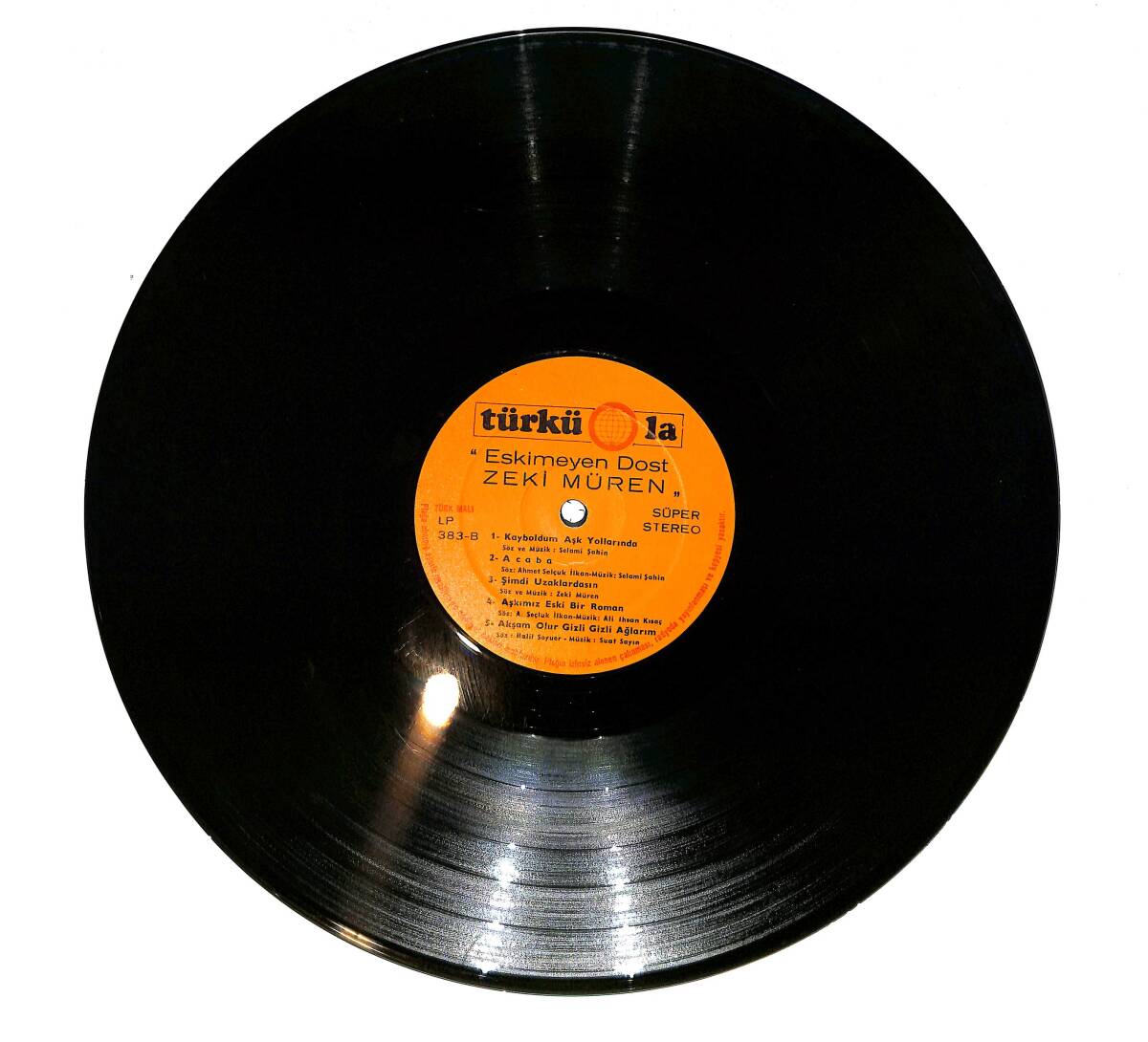 Zeki Müren - Eskimeyen Dost LP PLAK (10/8.5) (VG++) 
