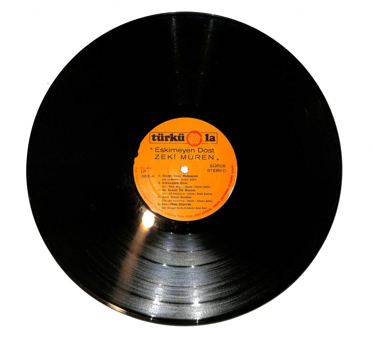 Zeki Müren - Eskimeyen Dost LP PLAK (10/8.5) (VG++) 