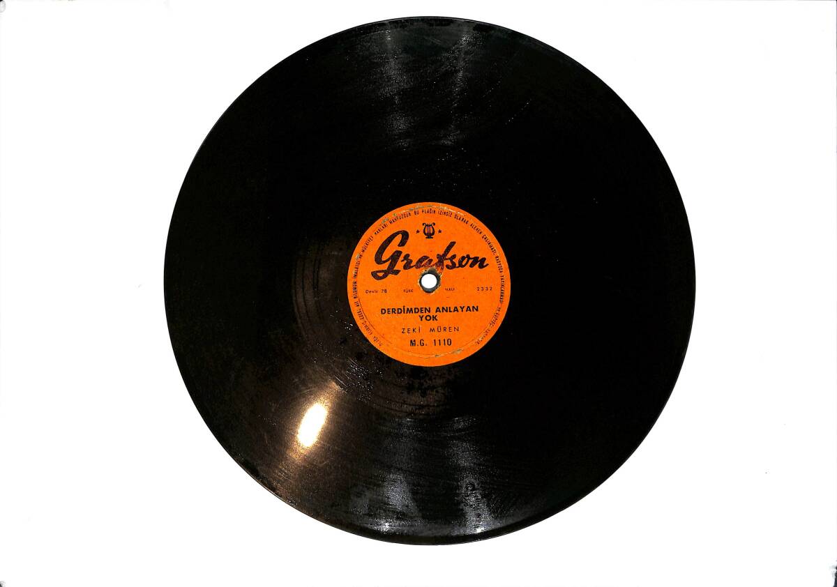 Zeki Müren - Kalbimdeki Tek Hatıra & Derdimden Anlayan Yok TAŞ PLAK (10/7.5) PLK26192 - 2