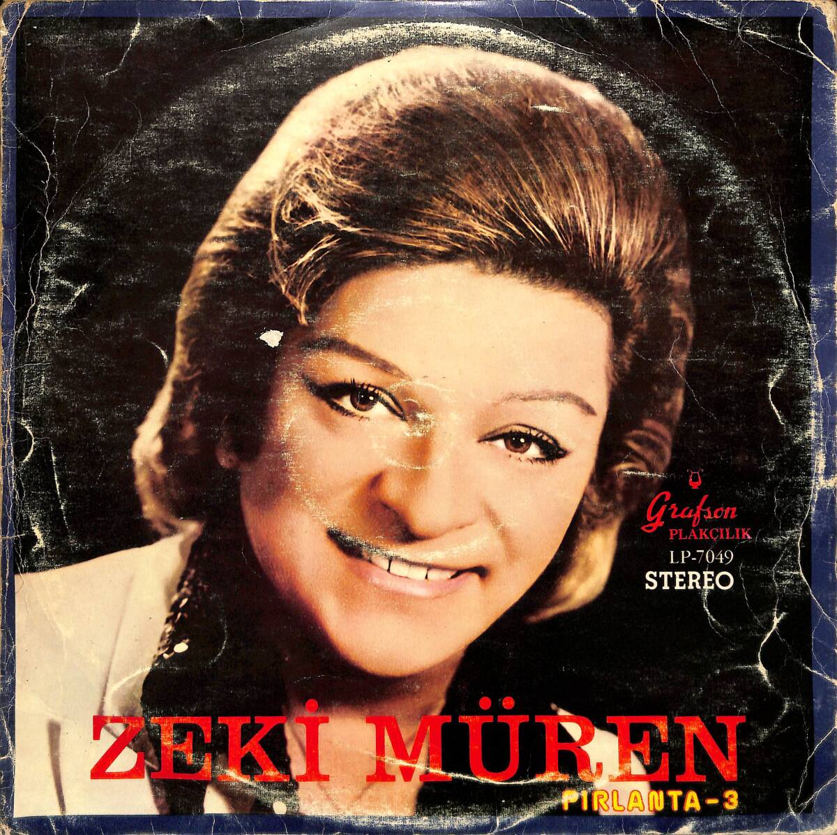 Zeki Müren – Pırlanta 3 | Grafson Plakçılık 33′lük LP (Long Play) PLAK (10/8.5) 