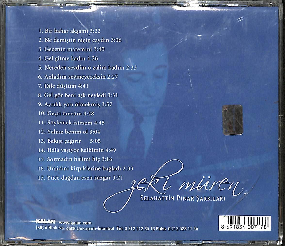 Zeki Müren - Selahattin Pınar Şarkıları CD (İkinci El) CD4113 - 2