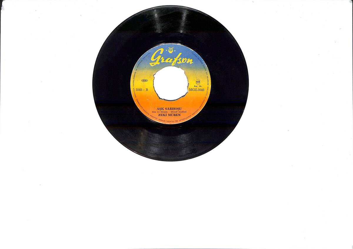 Zeki Müren - Yalan Yıllar / Aşk Sarhoşu PLAK (10/7) PLK25914 - 2
