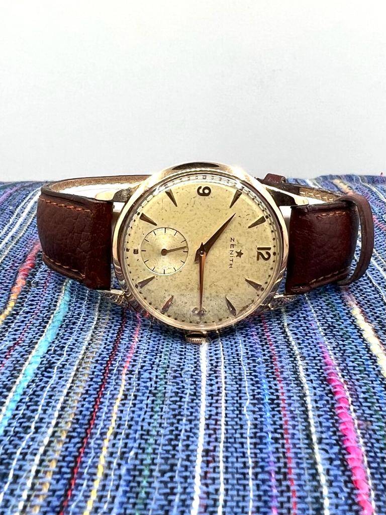 Zenith 18 Ayar Kurmalı Erkek Kol Saati SAA145 #16.10 - 5