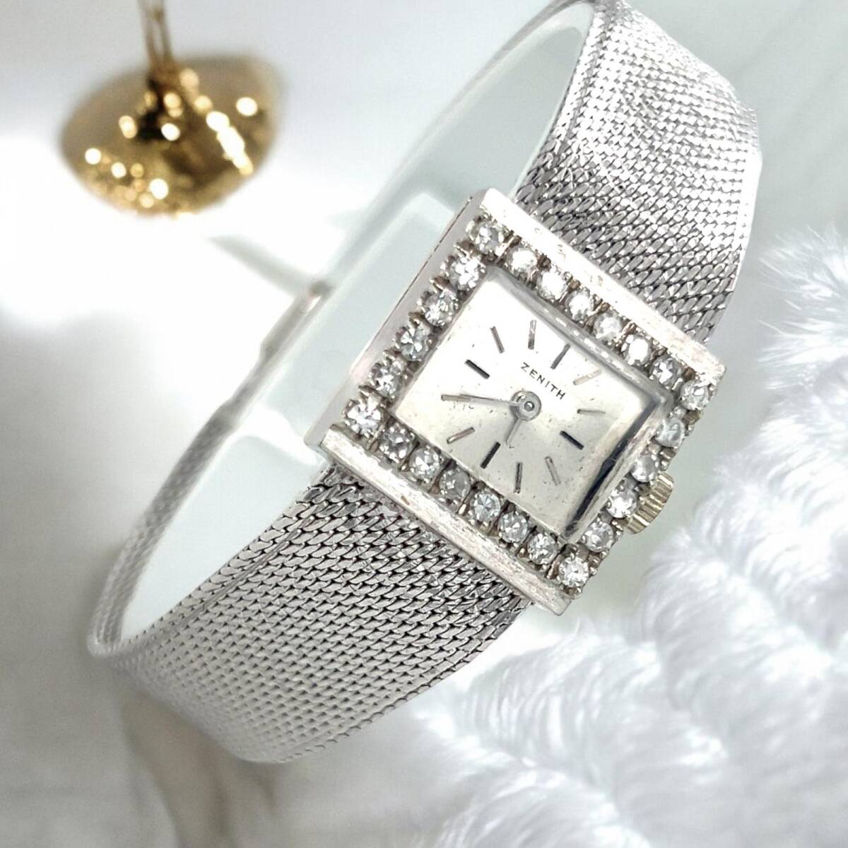 Zenith 18 Ayar Pırlanta Taşlı Bayan Kol Saati PIR056 #54 - 2