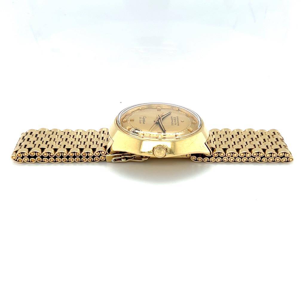 ZENİTH CHRONOMETRE OTOMATİK CAPTAİN DE LUACE 18 Ayar Kol Saati EBY304 - 3