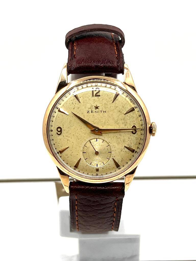 Zenith 18 Ayar Kurmalı Erkek Kol Saati SAA145 - 1