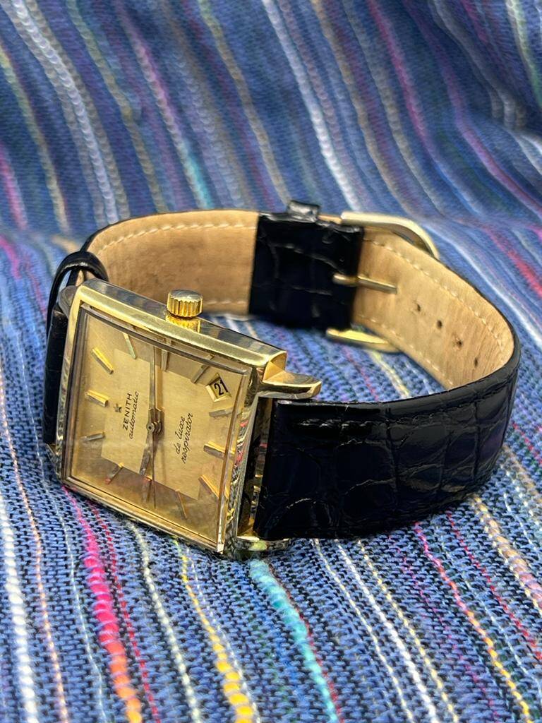 Zenith Luoce Respirator 18 Ayar Otamatik Erkek Kol Saati SAA143 #46 - 4