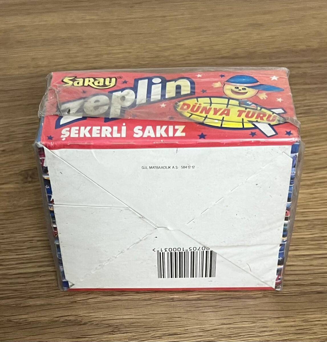 ZEPLİN Dünya Turu (SARAY) 1996 Şekerli Sakız Açılmamış Kutu # SKZ1829 - 5
