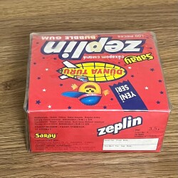 ZEPLİN Dünya Turu (SARAY) 1996 Şekerli Sakız Açılmamış Kutu # SKZ1829 - 6