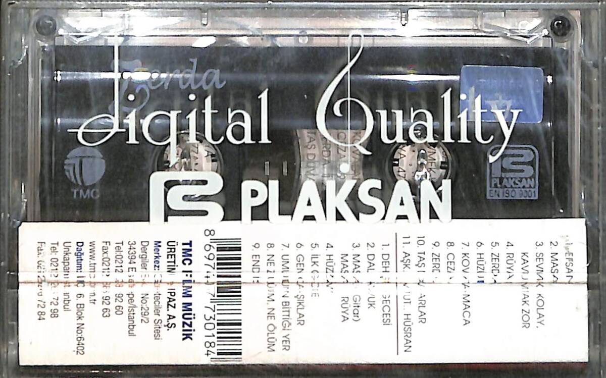 Zerda - Mutluluk Ask Efsane Kaset (Sıfır Kaset) KST29335 - 2