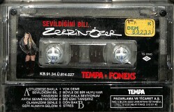 Zerrin Özer - Sevildiğini Bil Orijinal Kaset (İkinci El) * Sarı Bandrol * KST30570 - 2
