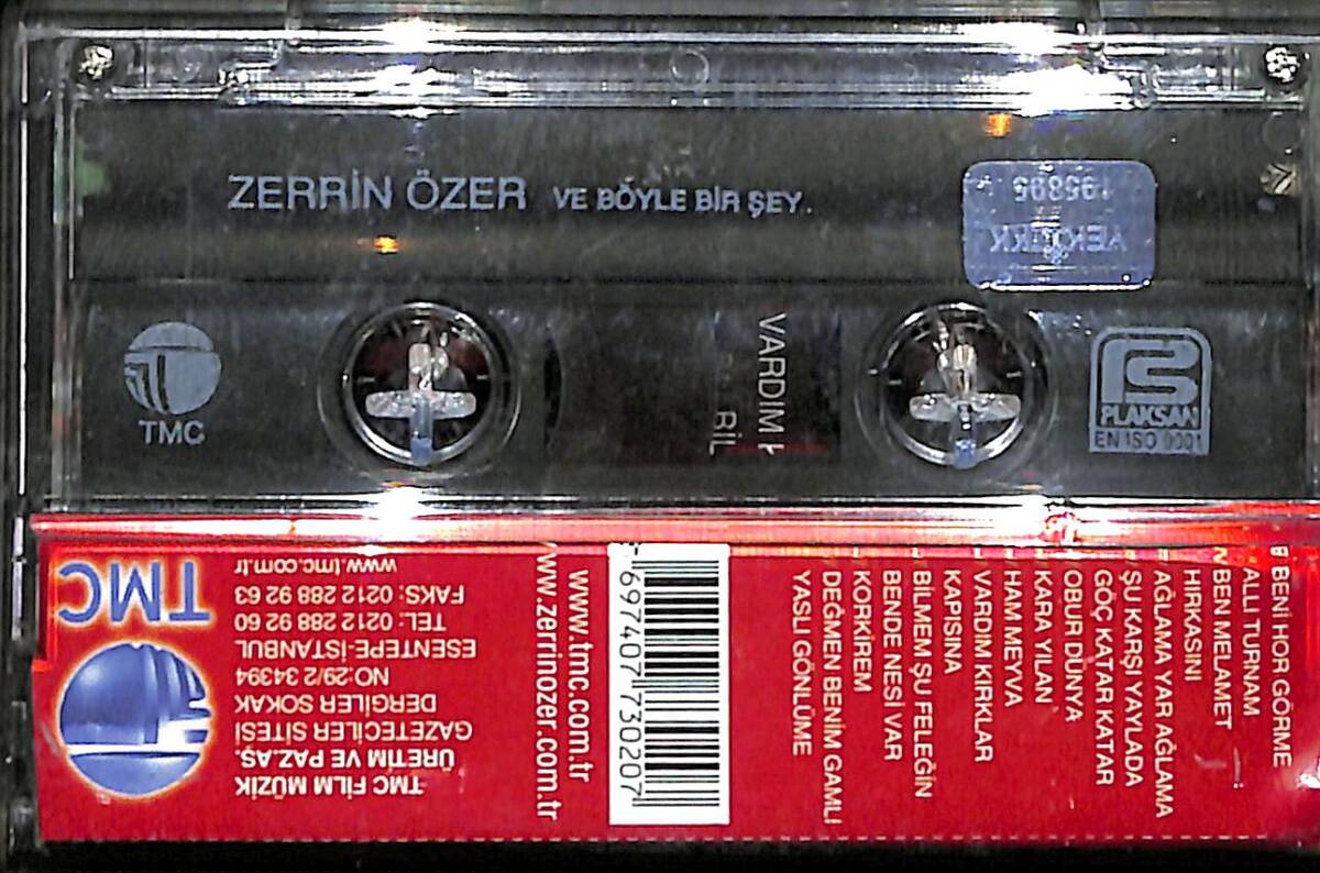 Zerrin Özer - Ve Böyle Birşey Kaset (İkinci El) KST28172 - 2