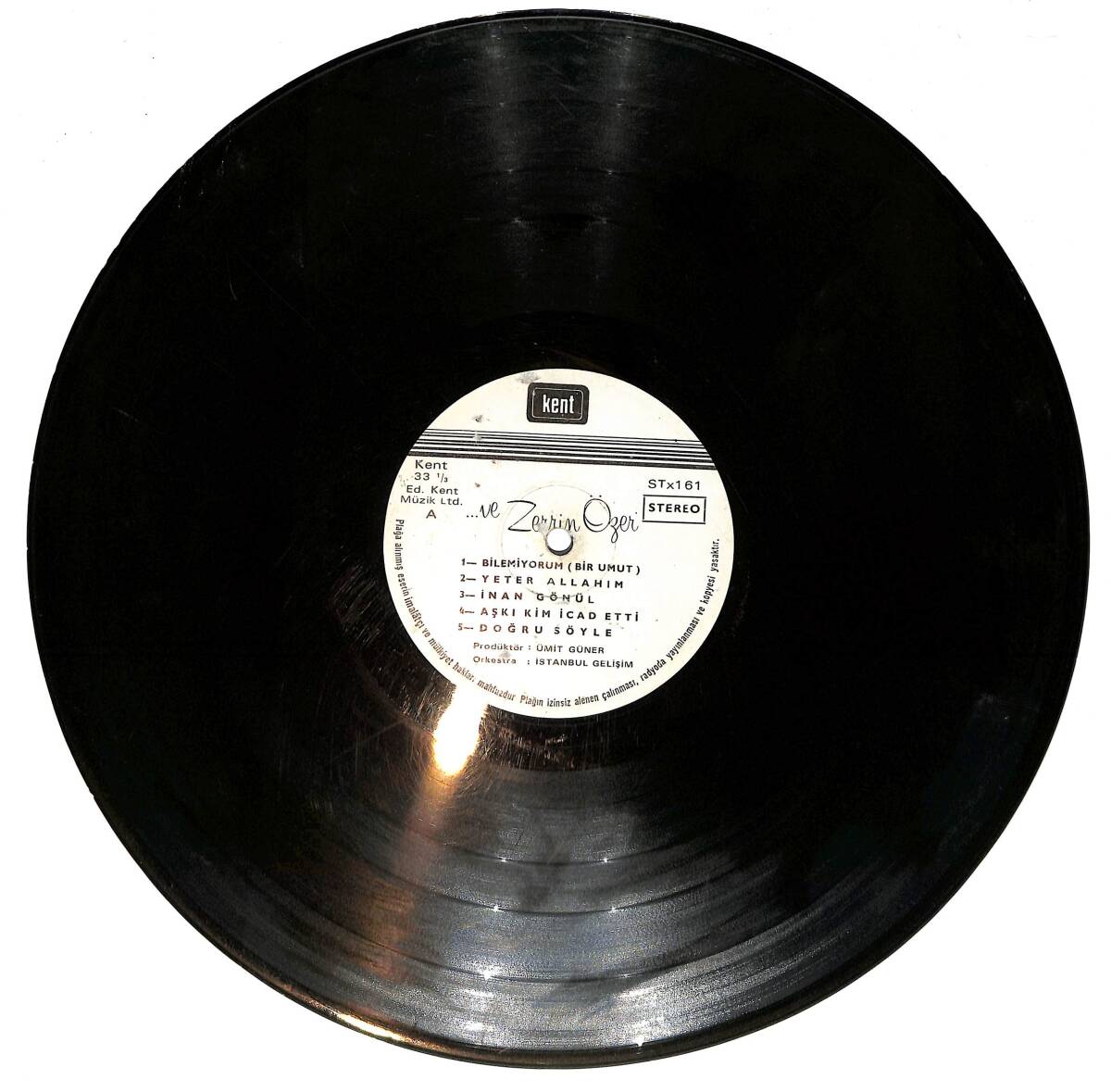 Zerrin Özer - Ve Zerrin Özer LP PLAK (Açıklamayı Okuyunuz) PLK26702 - 1