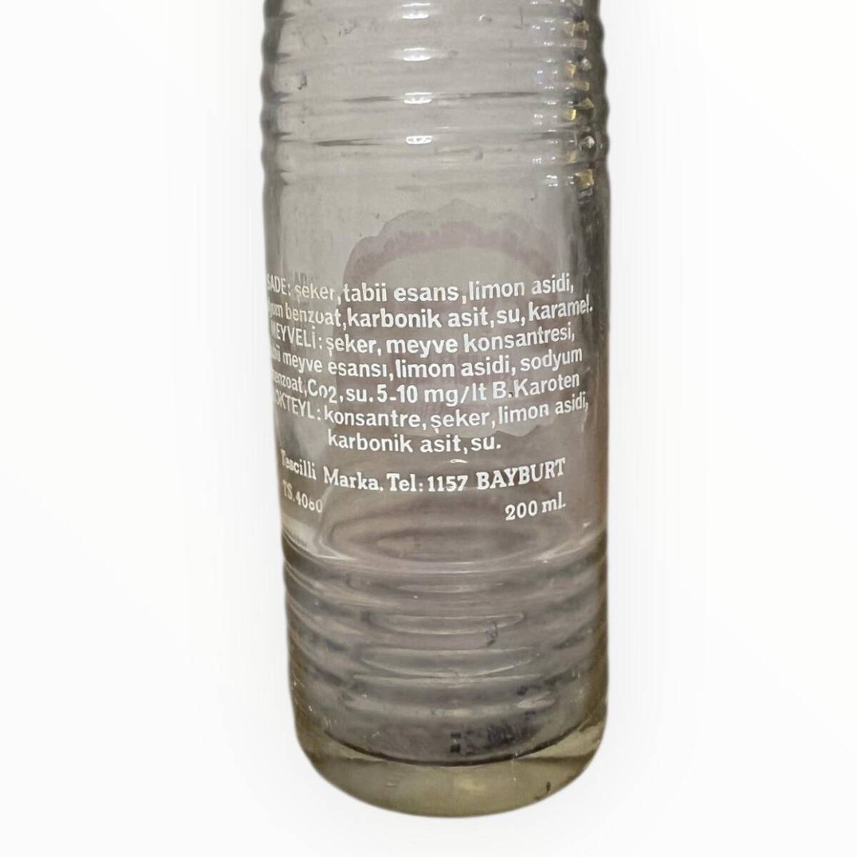 ZEYBEK ( Bayburt ) Gazoz Şişesi 200ml Tel 1157 #CMK1256 - 4
