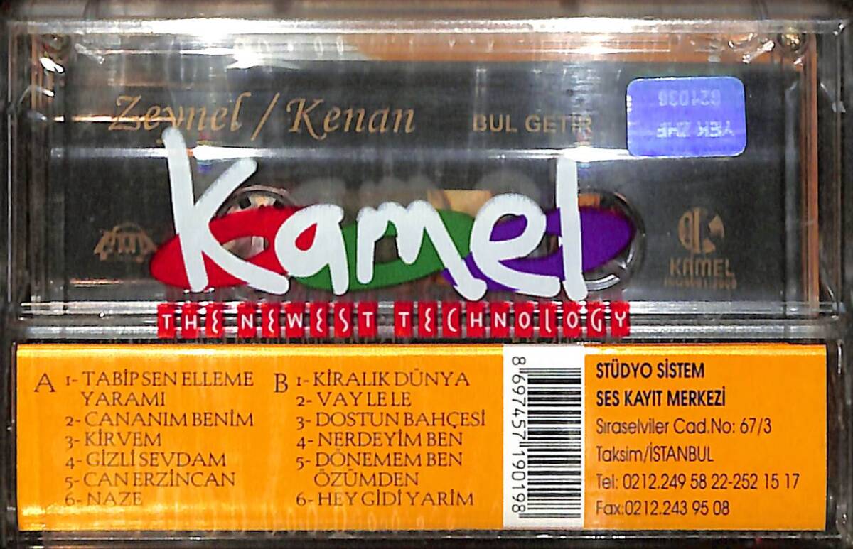 Zeynel/Kenan - Bul Getir Kaset (Sıfır) KST26941 - 2