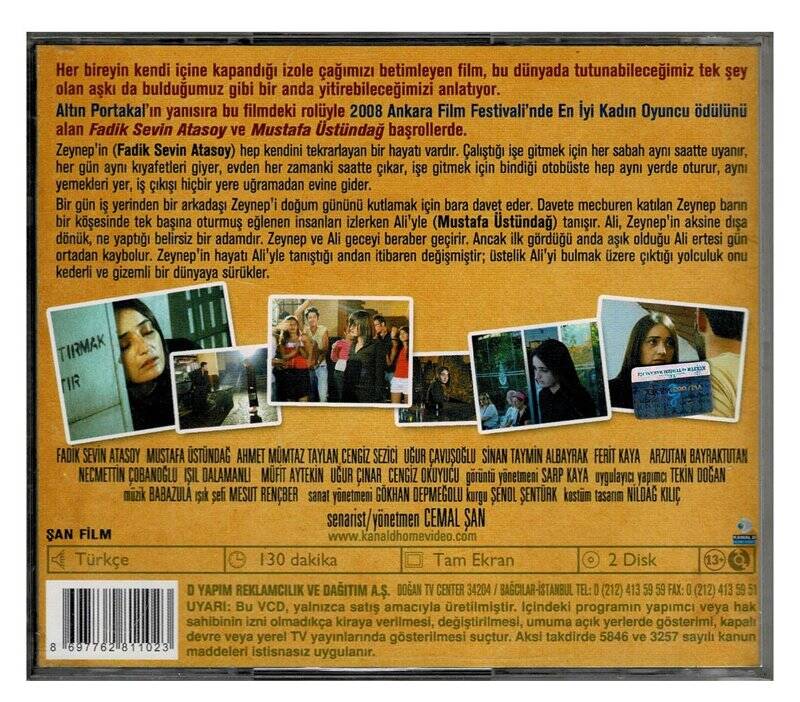 Zeynep in Sekiz Günü - VCD Film VCD397 - 2