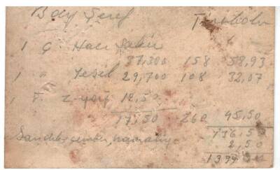 ZEYTİNYAĞ-SABUN 1940 Bilginler Yağ ve Sabun Kartvizit EFM981 - 4