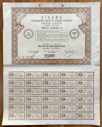 Zigana Uluslararası Nakliyat, Ticaret ve Sanayi Anonim Şirketi Hisse Senedi (İki Hisse) HSS395 - Gökçekoleksiyon