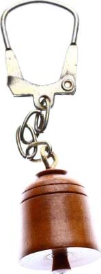 Zil Formunda Ahşap Eski Anahtarlık AKS1134 - 1