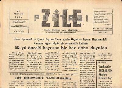 Zile Postası Gazetesi 24 Nisan 1970 - Endonezya İhtilali GZ115713 - 1