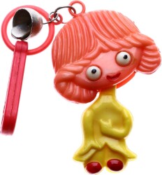 Zilli Oyuncak Maskot Eski Anahtarlık AKS1035 - 2