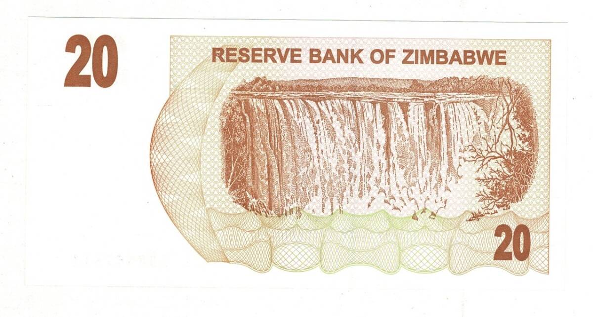 Zimbabve 20 Dolar 2007 ÇİL YKP8139 - 2