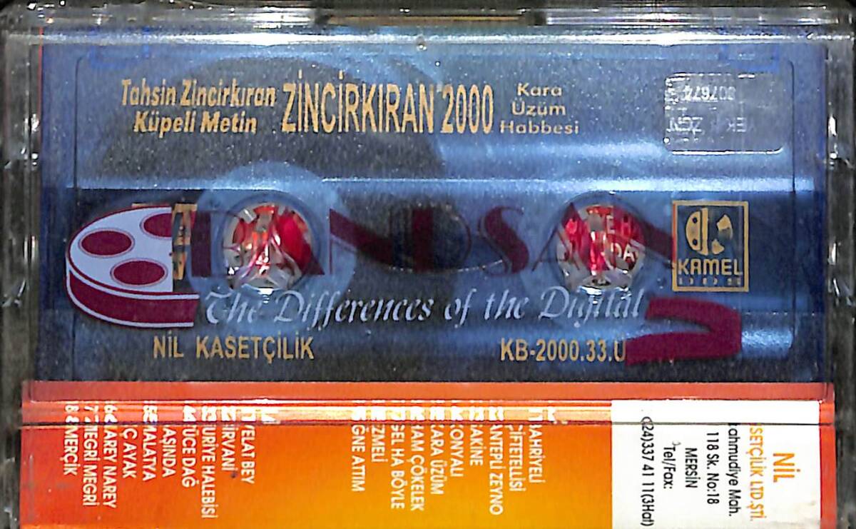 Zincirkıran 2000 - Kara Üzüm Habbesi Kaset (Sıfır Kaset) KST29001 - 2