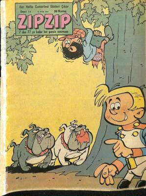 ZIPZIP, 7den 77e Kadar Her Gencin Mecmuası 10 Ekim 1964 Sayı 24 - 50 Kuruş NDR79839 - 1