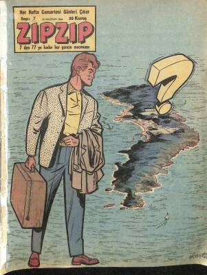 ZIPZIP, 7den 77e Kadar Her Gencin Mecmuası 13 Haziran 1964 Sayı 7 - 50 Kuruş NDR79823 - 1