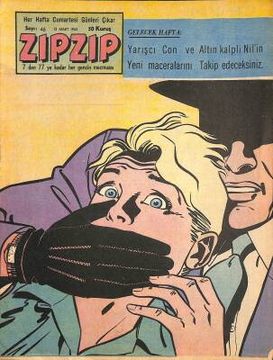 ZIPZIP, 7den 77e Kadar Her Gencin Mecmuası 13 Mart 1965 Sayı 46 - Acar Cekin Maceraları NDR78461 - 1