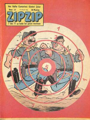 ZIPZIP, 7den 77e Kadar Her Gencin Mecmuası 16 Ocak 1965 Sayı 38 - Acar Cekin Maceraları NDR78435 - 1