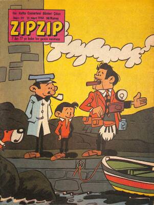 ZIPZIP, 7den 77e Kadar Her Gencin Mecmuası 19 Mart 1966 Sayı 99 - Canavarın Gölgesi NDR78457 - 1
