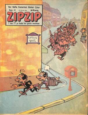 ZIPZIP, 7den 77e Kadar Her Gencin Mecmuası 23 Ocak 1965 Sayı 39 - Yarışcı Con NDR78436 - 1