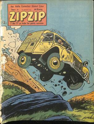 ZIPZIP, 7den 77e Kadar Her Gencin Mecmuası 29 Ağustos 1964 Sayı 18 - 50 Kuruş NDR79833 - 1