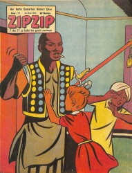 ZIPZIP, 7den 77e Kadar Her Gencin Mecmuası 30 Ekim 1965 Sayı 79 - Siyah Tılsım - Gök Akrobatları NDR78401 - Gökçekoleksiyon
