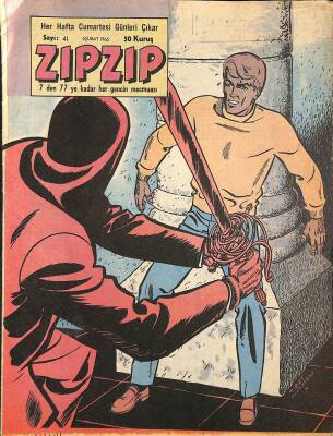 ZIPZIP, 7den 77e Kadar Her Gencin Mecmuası 6 Şubat 1965 Sayı 41 - Acar Cekin Maceraları NDR78422 - 1