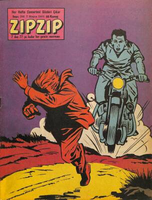 ZIPZIP, 7den 77e Kadar Her Gencin Mecmuası 7 Mayıs 1966 Sayı 106 - Canavarın Gölgesi - Fırtına Kız NDR78415 - 1