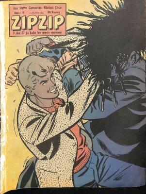 ZIPZIP, 7den 77e Kadar Her Gencin Mecmuası 8 Ağustos 1964 Sayı 15 - 50 Kuruş NDR79830 - 1