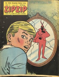 ZIPZIP, 7den 77e Kadar Her Gencin Mecmuası 8 Mayıs 1965 Sayı 54 - Gizli El - Beş Yarış NDR78408 - Gökçekoleksiyon