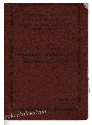 Ziraat Bankası 1958 Yılı Hesap Cüzdanı EFM706 - 1