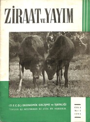 Ziraat Ve Yayım Dergisi 1962 No : 5 Cilt : I NDR91465 - Gökçekoleksiyon