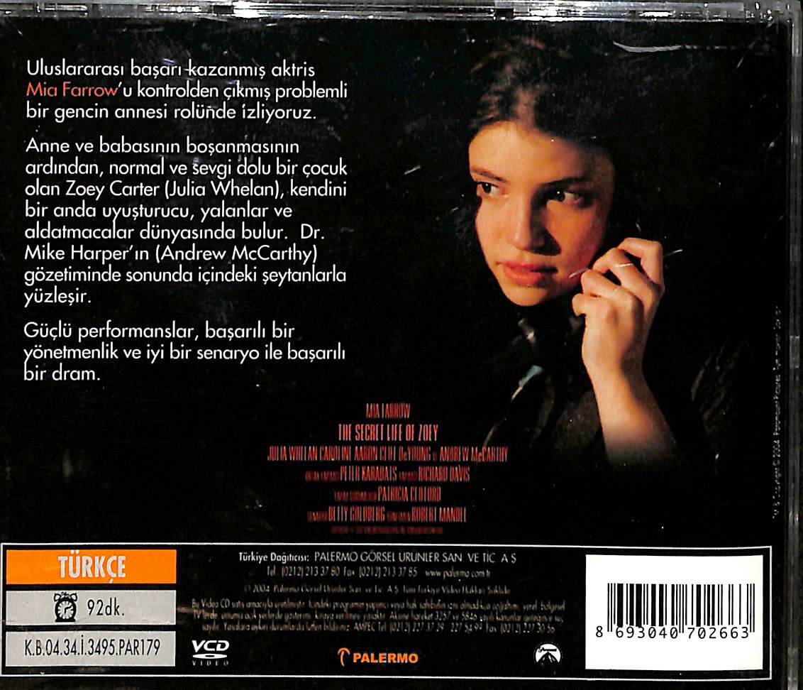 Zoey'in Gizli Dünyası - The Secret Life Of Zoey Orijinal VCD Film VCD28934 - 2