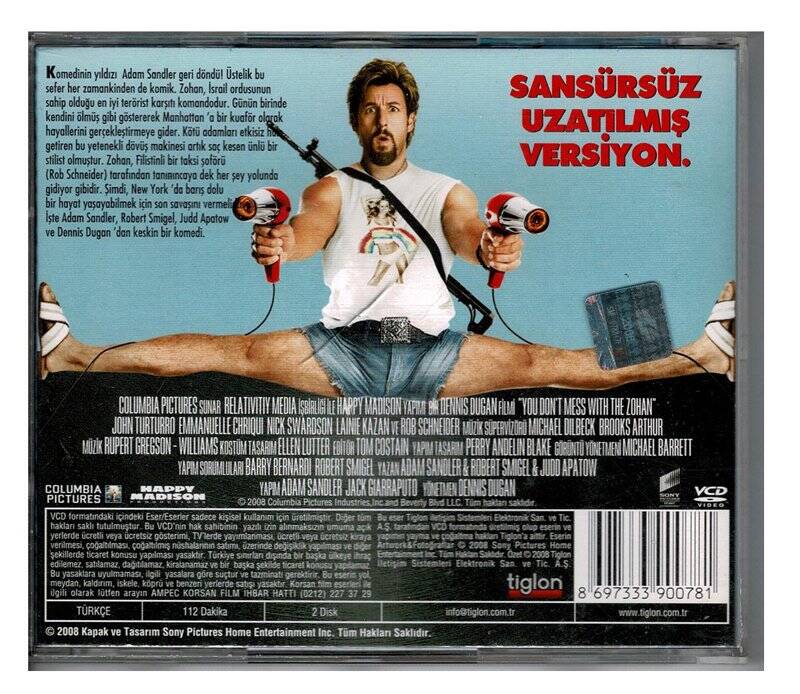 Zohana Bulaşma - You Dont Mess With The Zohan VCD Film VCD85 - 2