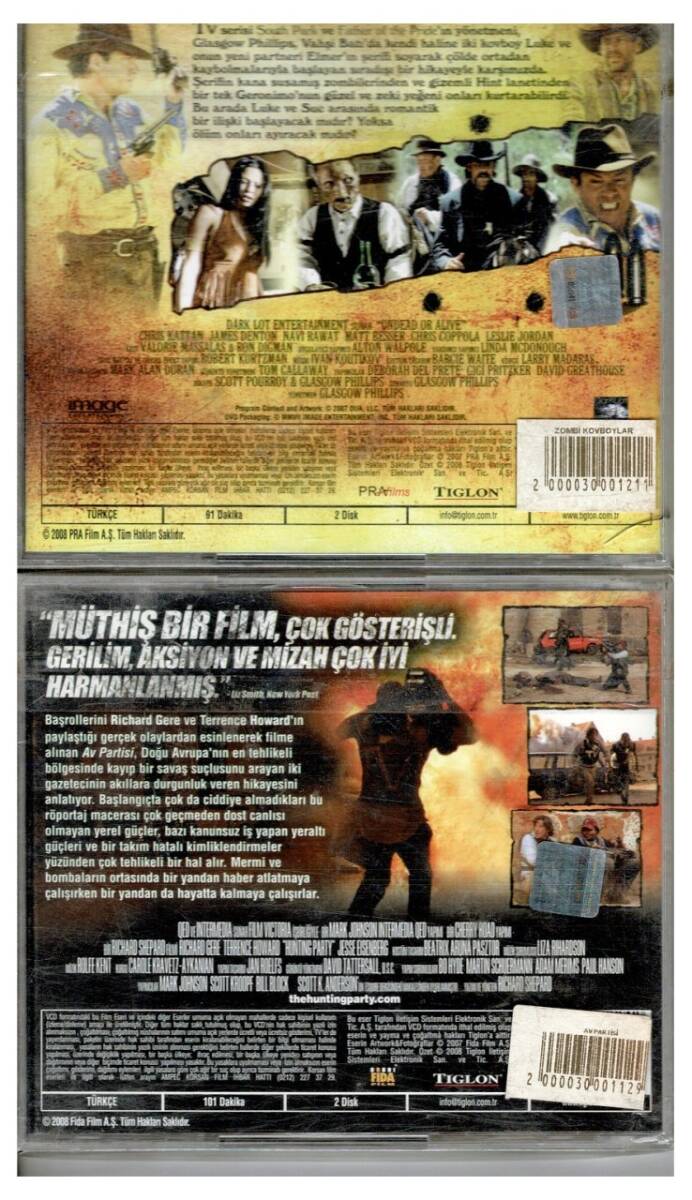 Zombi Kovboylar Av Partisi - 2 Adet VCD Film VCD905 - 2