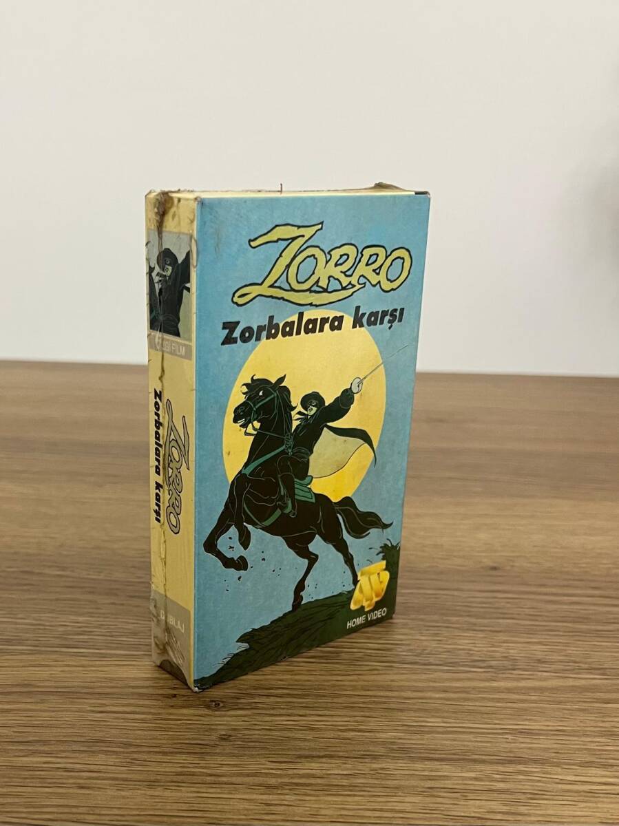 ZORRO Zorbalara Karşı - BETA - Açılmamış Jelatininde Video Kaset DVD2853 - 2
