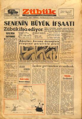 Zübük Haftalık Siyasi Mizah Gazetesi 19 Şubat 1962 Sayı3 NDR68773 - 1