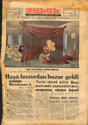 Zübük Haftalık Siyasi Mizah Gazetesi 26 Şubat 1962 Sayı4 NDR68774 - 1