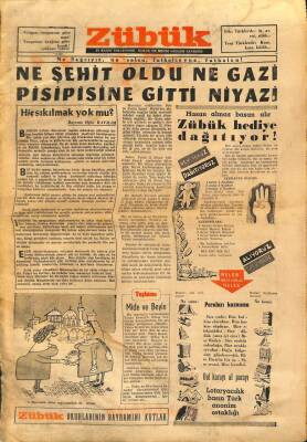 Zübük Haftalık Siyasi Mizah Gazetesi 5 Mart 1962 Sayı5 NDR68775 - 1